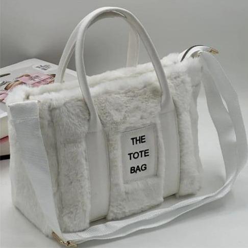 Peluş çanta PL00908-Beyaz
