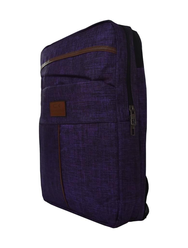 Okul ve laptop sırt çantası-Mor