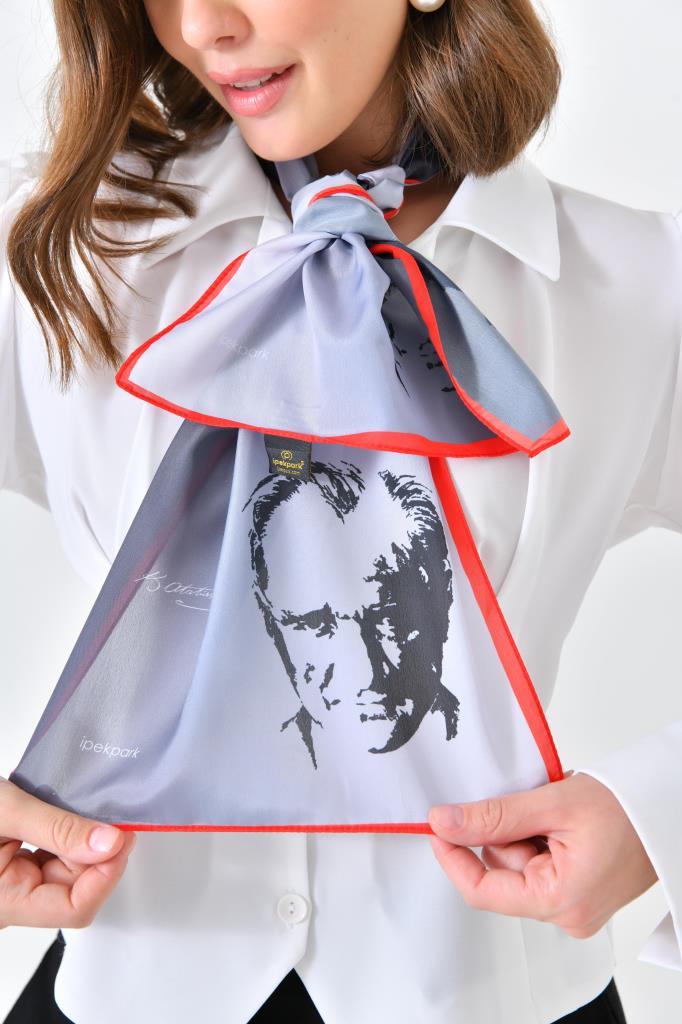 Atatürk temalı fular ST00762